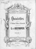 Quintette pour 2 Violons, 2 Altos, et Violoncelle de L. van Beethoven