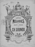 Melodies pour chant et piano par Ch. Gounod