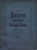 Suite pour grand Orchestre par Alexandre Taneiew