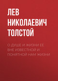 О душе и жизни ее вне известной и понятной нам жизни