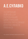 Тестирование нейронов для распознавания биометрических образов при различной информативности признаков