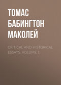 Critical and Historical Essays. Volume 1