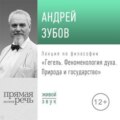 Лекция «Гегель. Феноменология духа. Природа и государство»