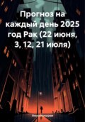 Прогноз на каждый день 2025 год Рак (22 июня, 3, 12, 21 июля)