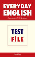 Everyday English. Test File