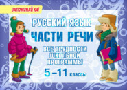 Русский язык. Части речи. Все трудности школьной программы. 5-11 классы