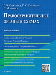 Правоохранительные органы в схемах. Учебное пособие