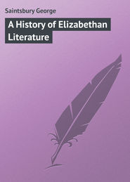 A History of Elizabethan Literature