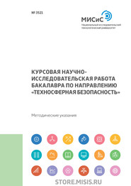 Курсовая научно-исследовательская работа бакалавра по направлению «Техносферная безопасность»