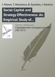 Social Capital and Strategy Effectiveness: An Empirical Study of Entrepreneurial Ventures in a Transition Economy
