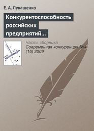 Конкурентоспособность российских предприятий в условиях их интернационализации: современное состояние, проблемы и перспективы (начало)