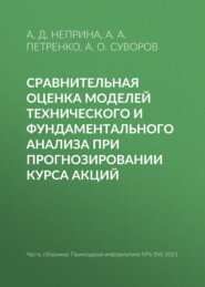 Сравнительная оценка моделей технического и фундаментального анализа при прогнозировании курса акций