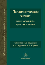 Психологическое знание: виды, источники, пути построения