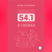 Практическое пособие по применению статьи 54.1 Налогового кодекса РФ в схемах