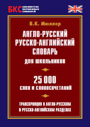 Англо-русский, русско-английский словарь для школьников. 25 000 слов и словосочетаний