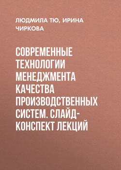 Современные технологии менеджмента качества производственных систем. Слайд-конспект лекций