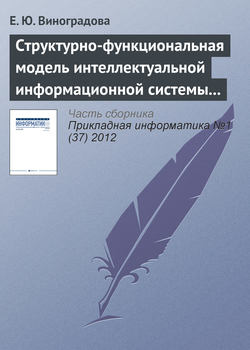 Структурно-функциональная модель интеллектуальной информационной системы управления предприятием газотранспортной отрасли