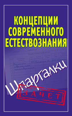 Концепции современного естествознания. Шпаргалки