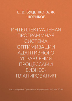 Интеллектуальная программная система оптимизации адаптивного управления процессами бизнес-планирования