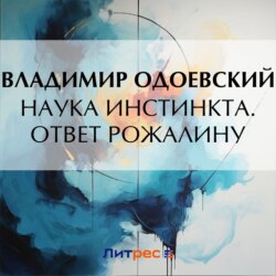 Наука инстинкта. Ответ Рожалину