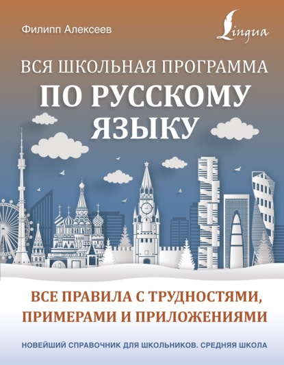 Вся школьная программа по русскому языку. Все правила с трудностями, примерами и приложениями