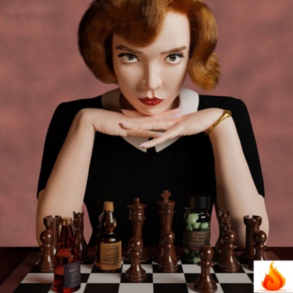 Художественная книга: "Ход королевы Уолтер Тевис". Стоит ли читать книгу про шахматы?