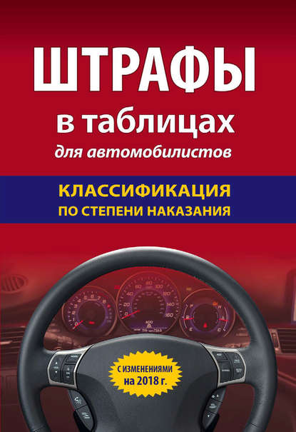 Штрафы в таблицах для автомобилистов с изменениями на 2018 год. Классификация по степени наказания