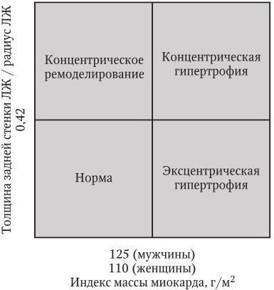 Концентрическое ремоделирование стенок лж