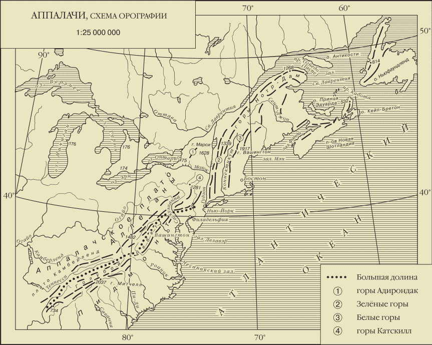 Описание аппалачи по плану 5 класс география