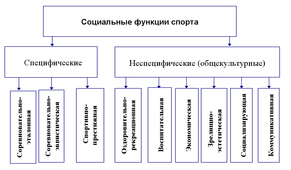 Функции спорта специфические и Общие. Специфические и неспецифические функции спорта. Специфические функции спорта и их характеристика таблица. Социальные функции спорта.