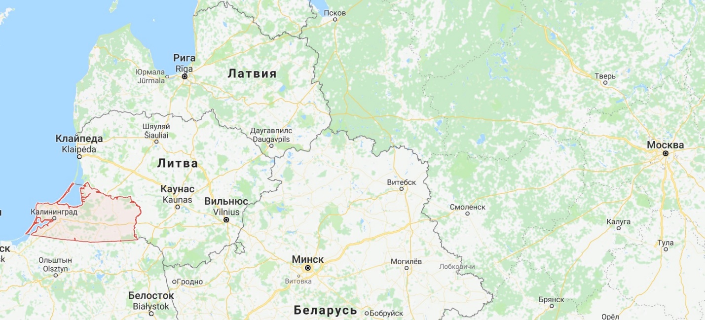 Карта польша белоруссия россия