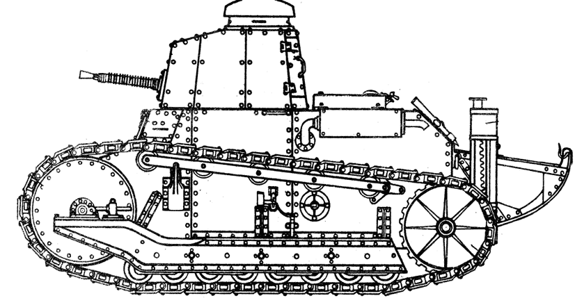 Рено фт 17 чертеж